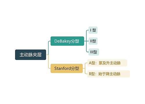 ﻿主动脉夹层思维导图