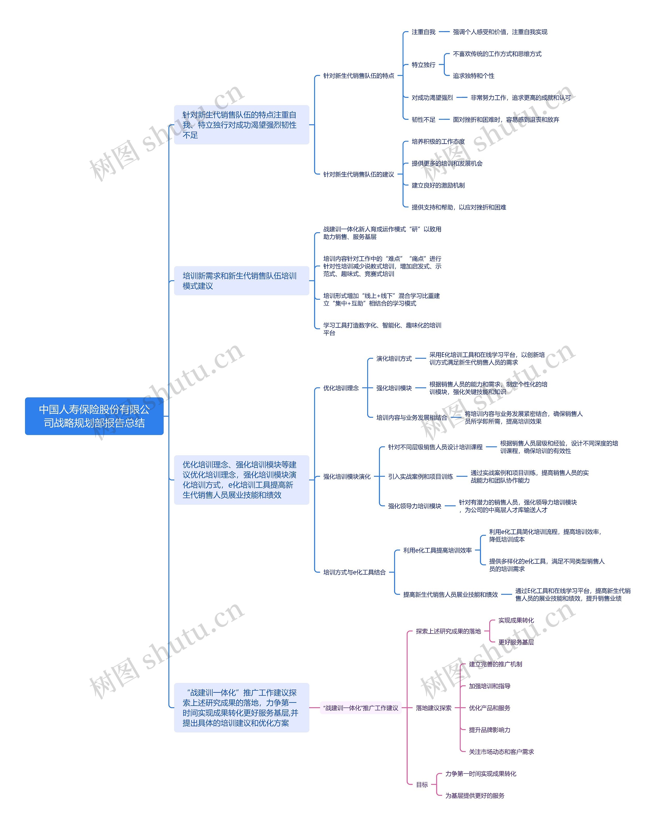 中国人寿保险股份有限公司战略规划部报告总结思维导图高清图 中国人寿保险股份有限公司战略规划部报告总结思维导图