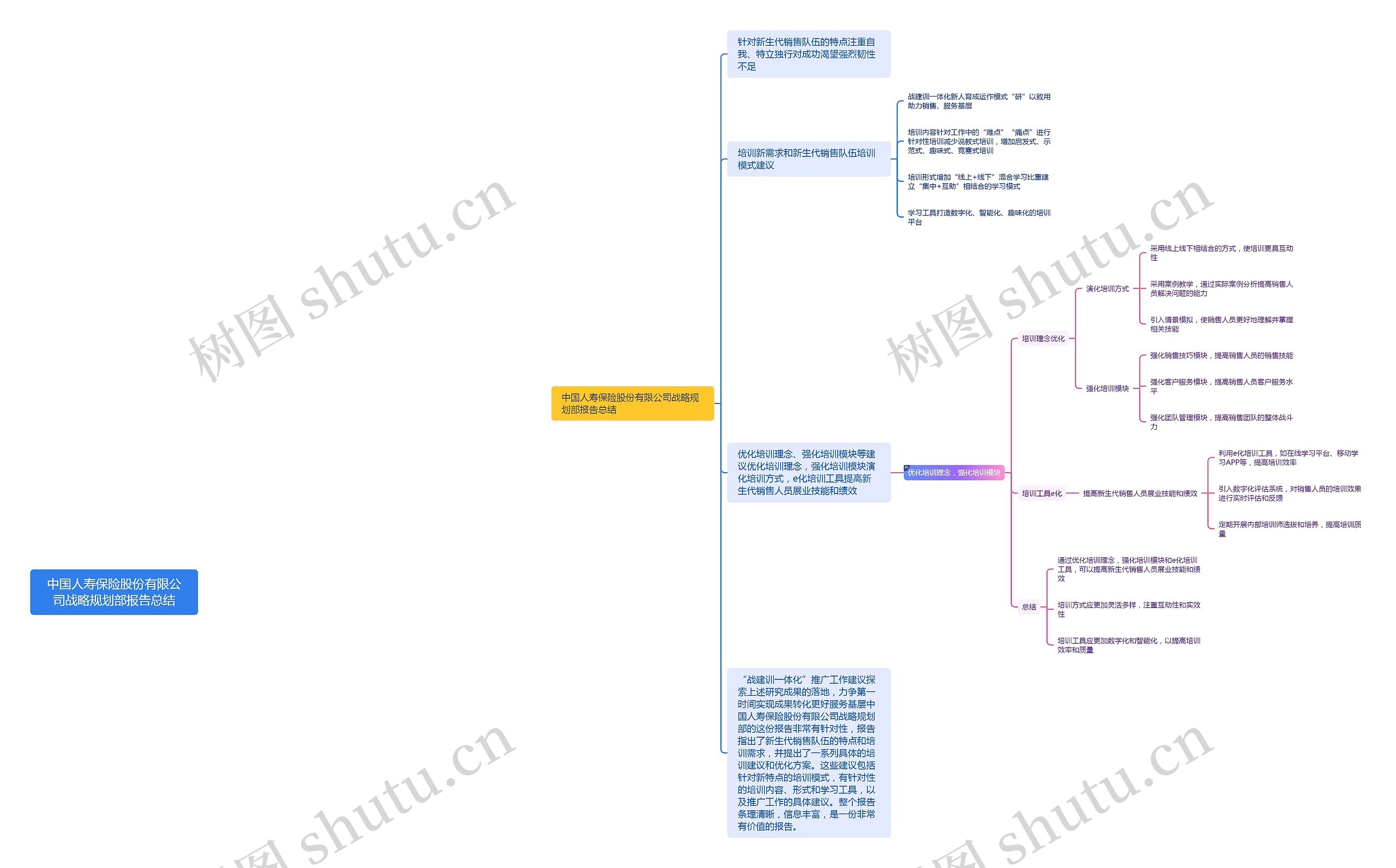 中国人寿保险股份有限公司战略规划部报告总结思维导图高清图 中国人寿保险股份有限公司战略规划部报告总结思维导图