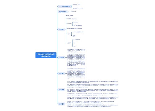 道德与能力信息对印象形成的影响研究 道德与能力信息对印象形成的影响研究