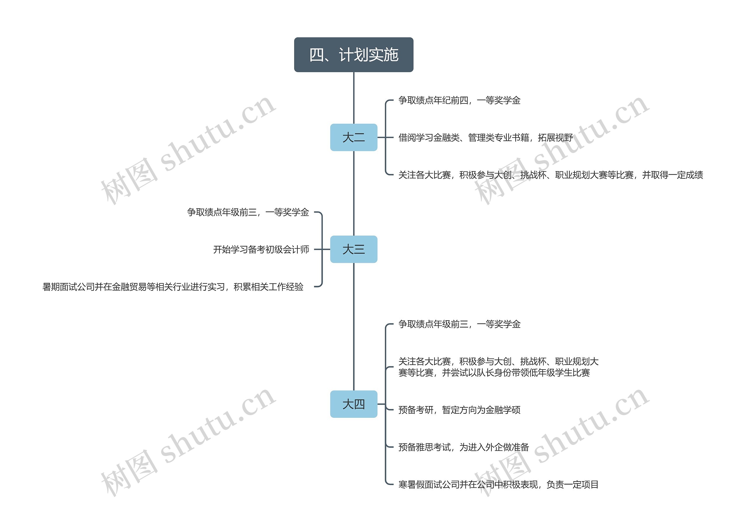 四、计划实施