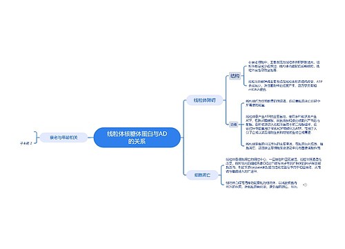 线粒体核糖体蛋白与AD的关系