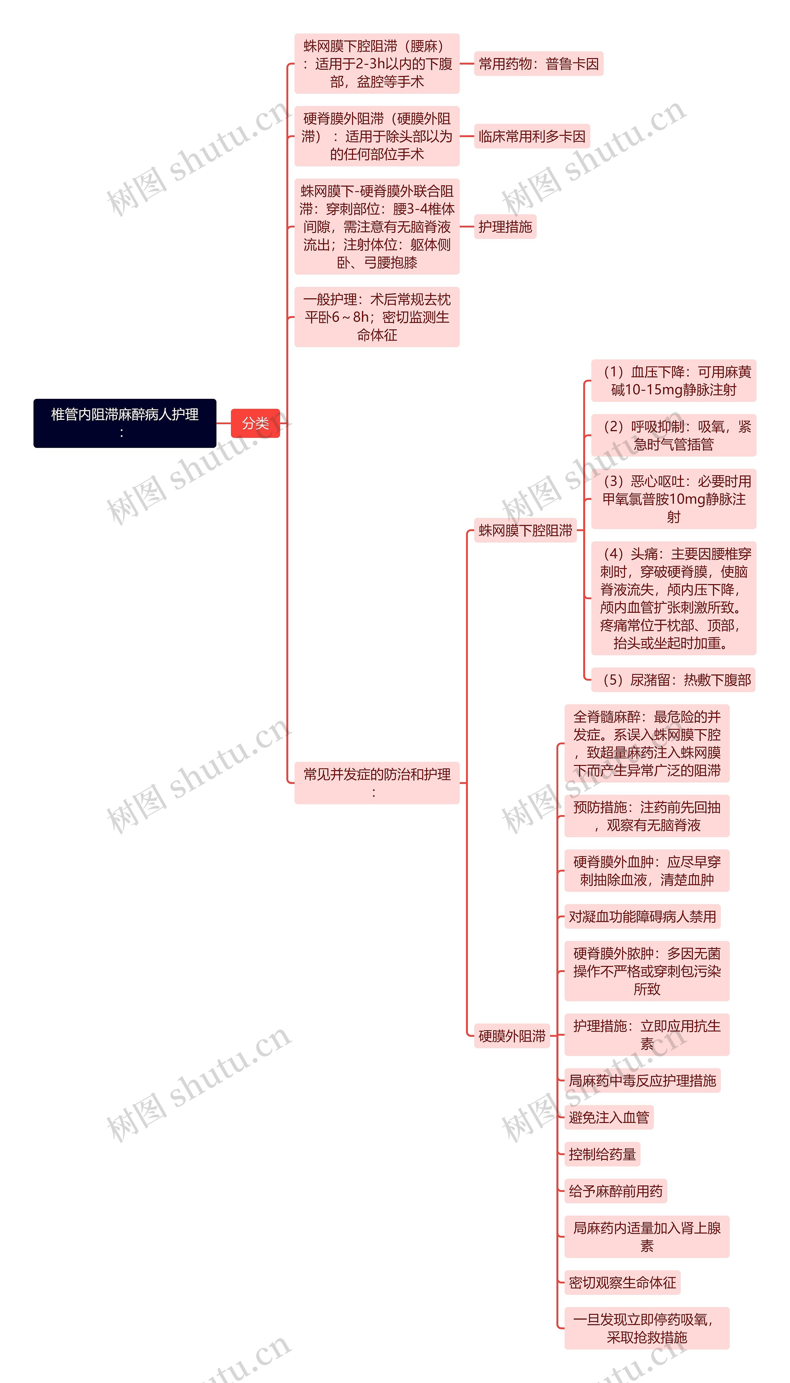 椎管内阻滞麻醉病人护理