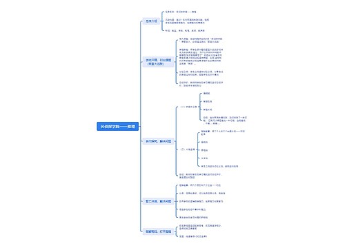 名侦探学院推理游戏脑图思维导图