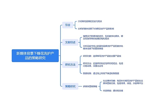 新媒体背景下蜂花洗护产品的策略研究