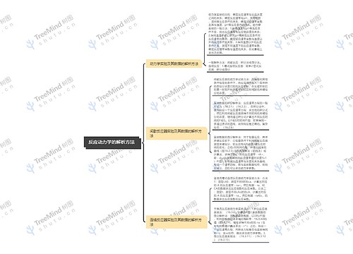 反应动力学的解析方法