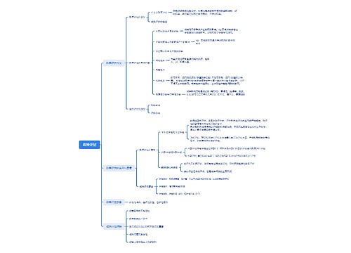 政策评估思维脑图