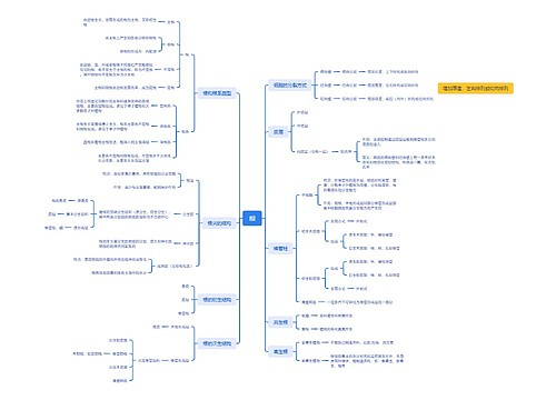 ﻿植物学根的思维导图