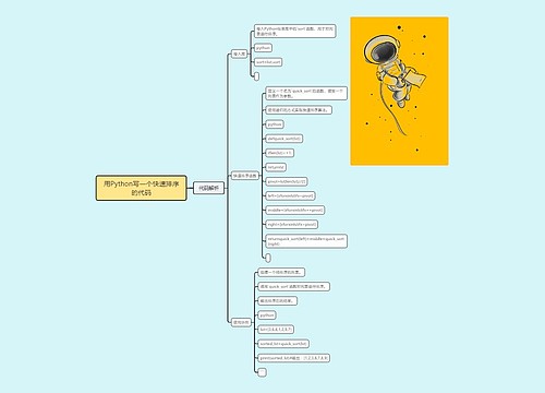 用Python写一个快速排序的代码