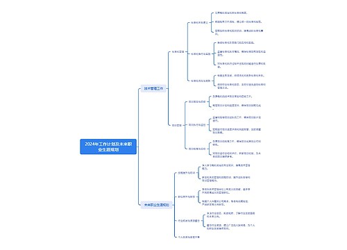 技术管理类2024年工作计划及未来职业生涯规划