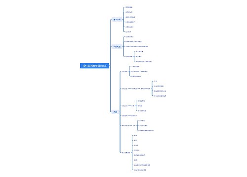 1E412030板桩码头施工思维导图