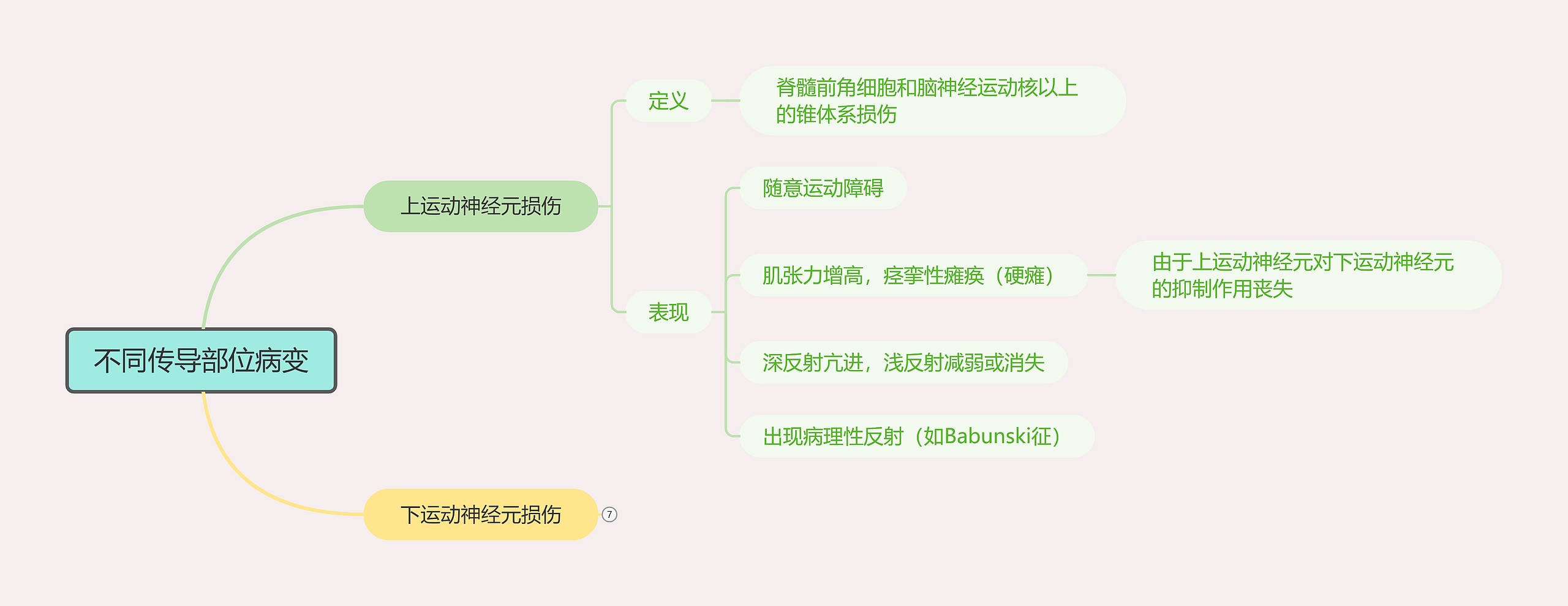 不同传导部位病变