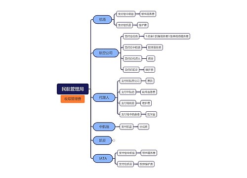 民航管理局思维脑图