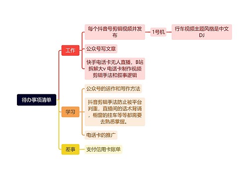 待办事项清单