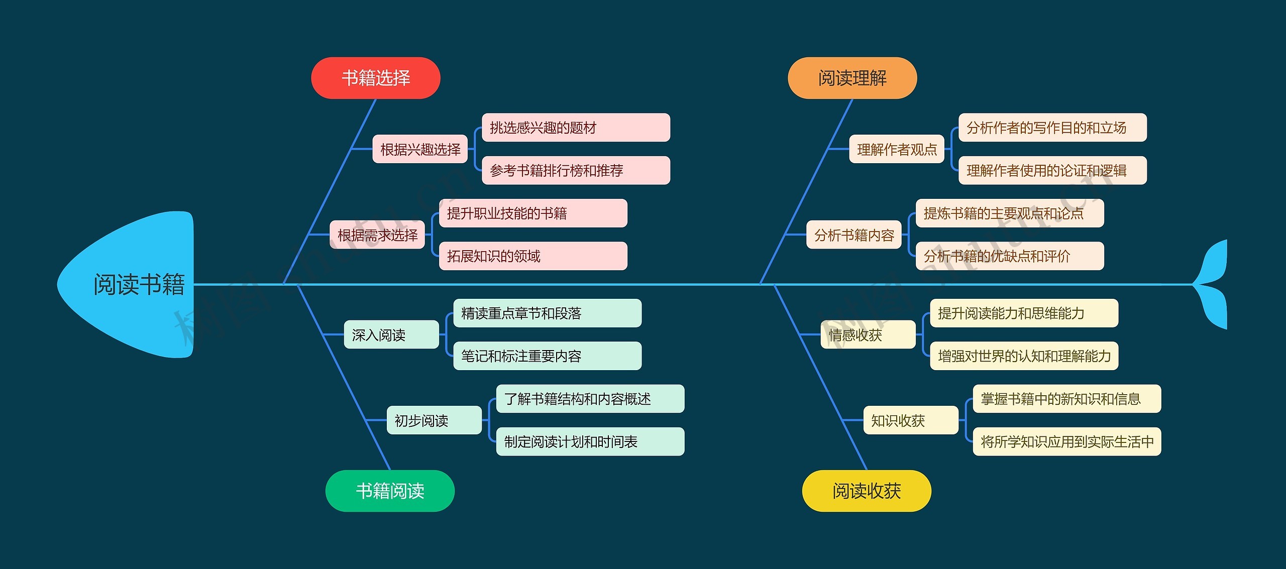 阅读书籍思维导图