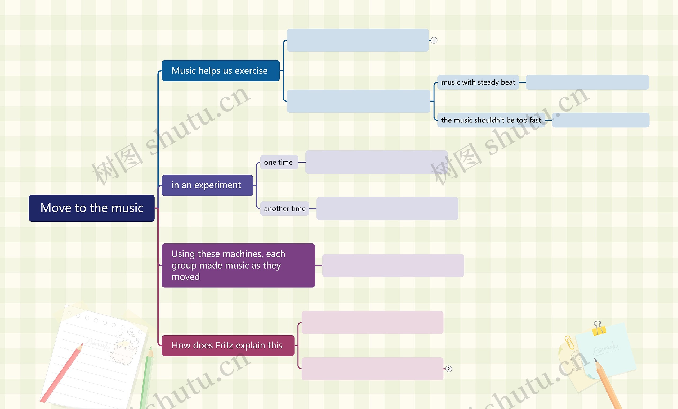 Move to the music思维导图
