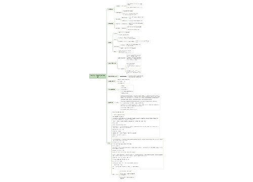 MySQL一到三单元知识总结思维导图