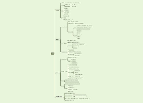 注意概述思维脑图思维导图