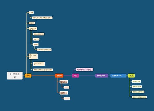 PH项目闭环思维导图