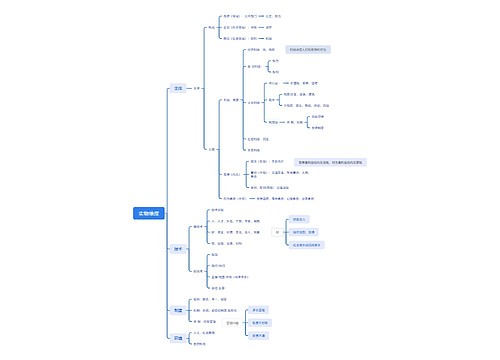 实物维度思维导图