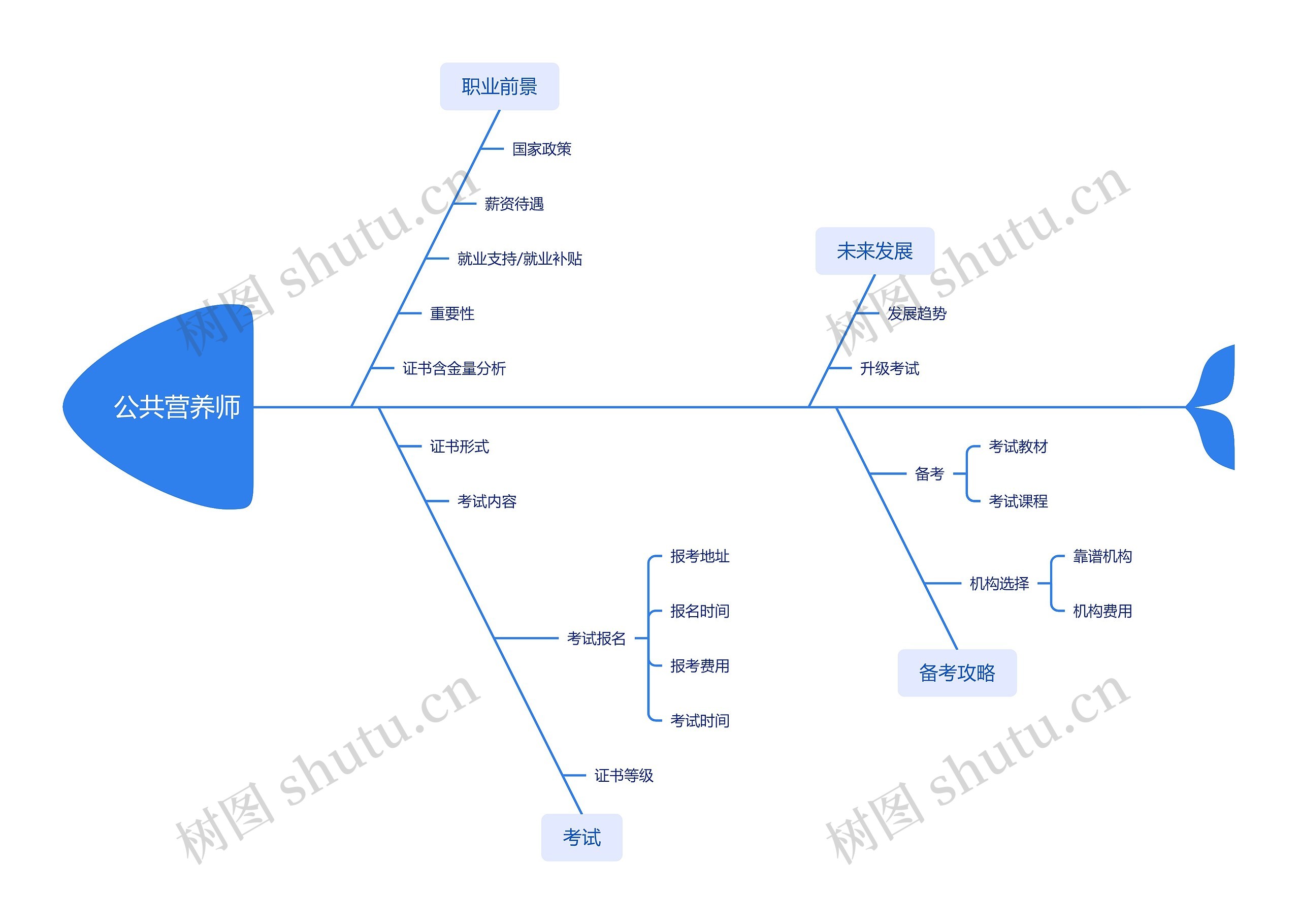 公共营养师思维导图高清图 公共营养师思维导图