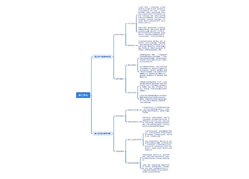 第三单元思维导图