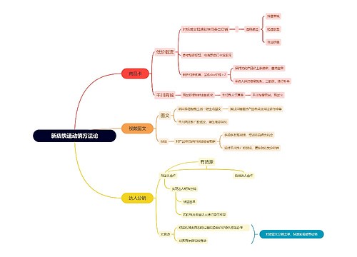 新店快速动销方法论思维导图