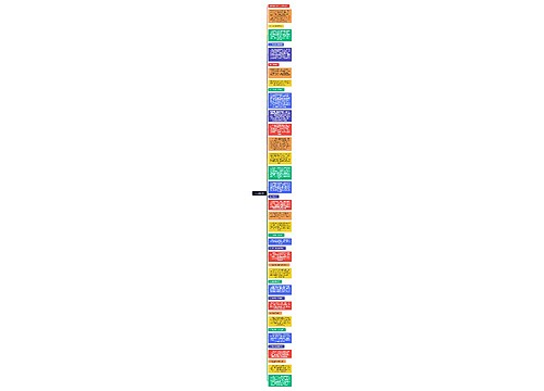 个人转正总结思维导图