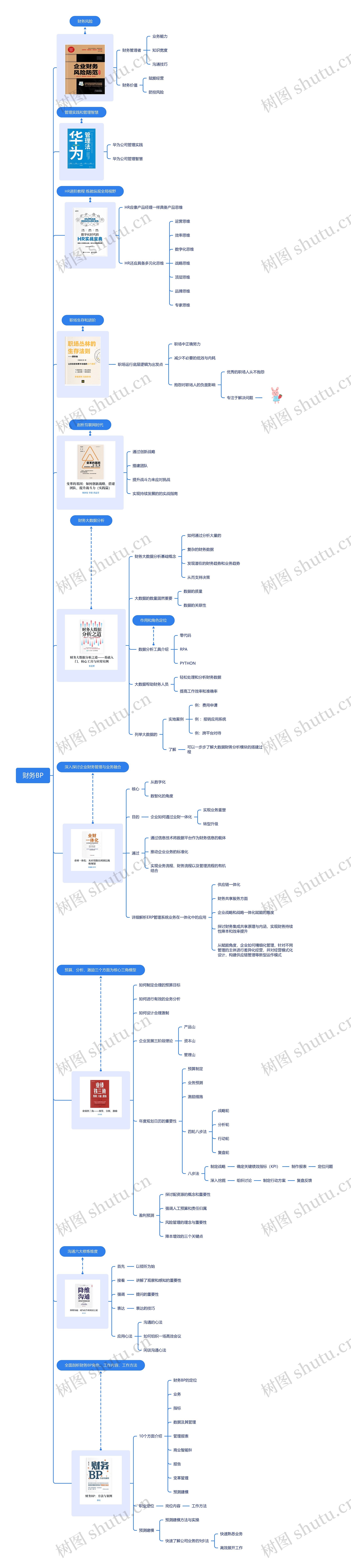 财务BP思维导图高清图 财务BP思维导图