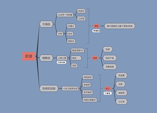 抓潜思维导图