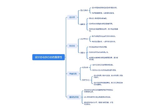 设计态与执行态的重要性