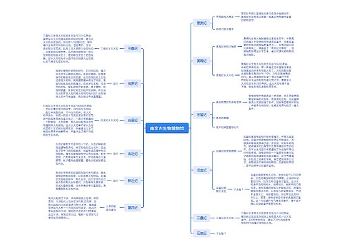 南京古生物博物馆思维导图