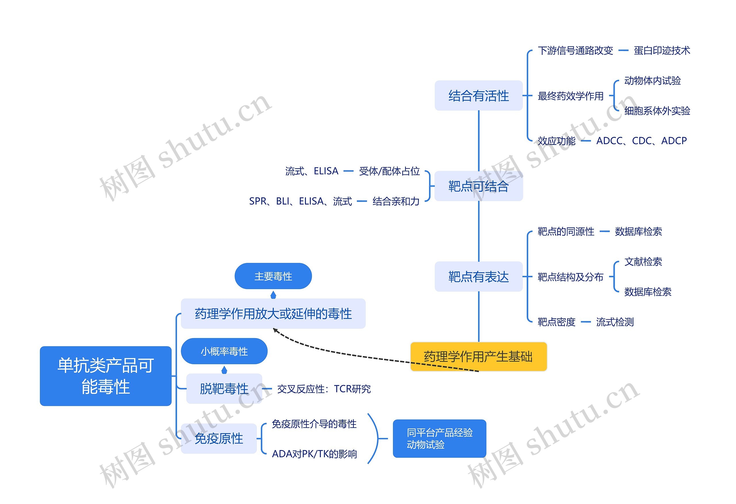 单抗类产品可能毒性思维导图