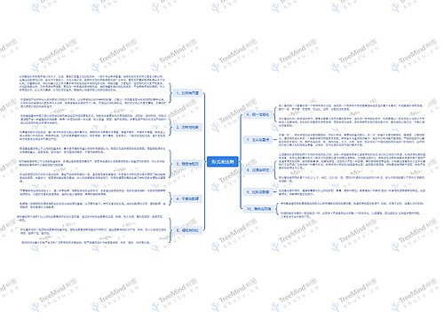 形式美法则思维导图