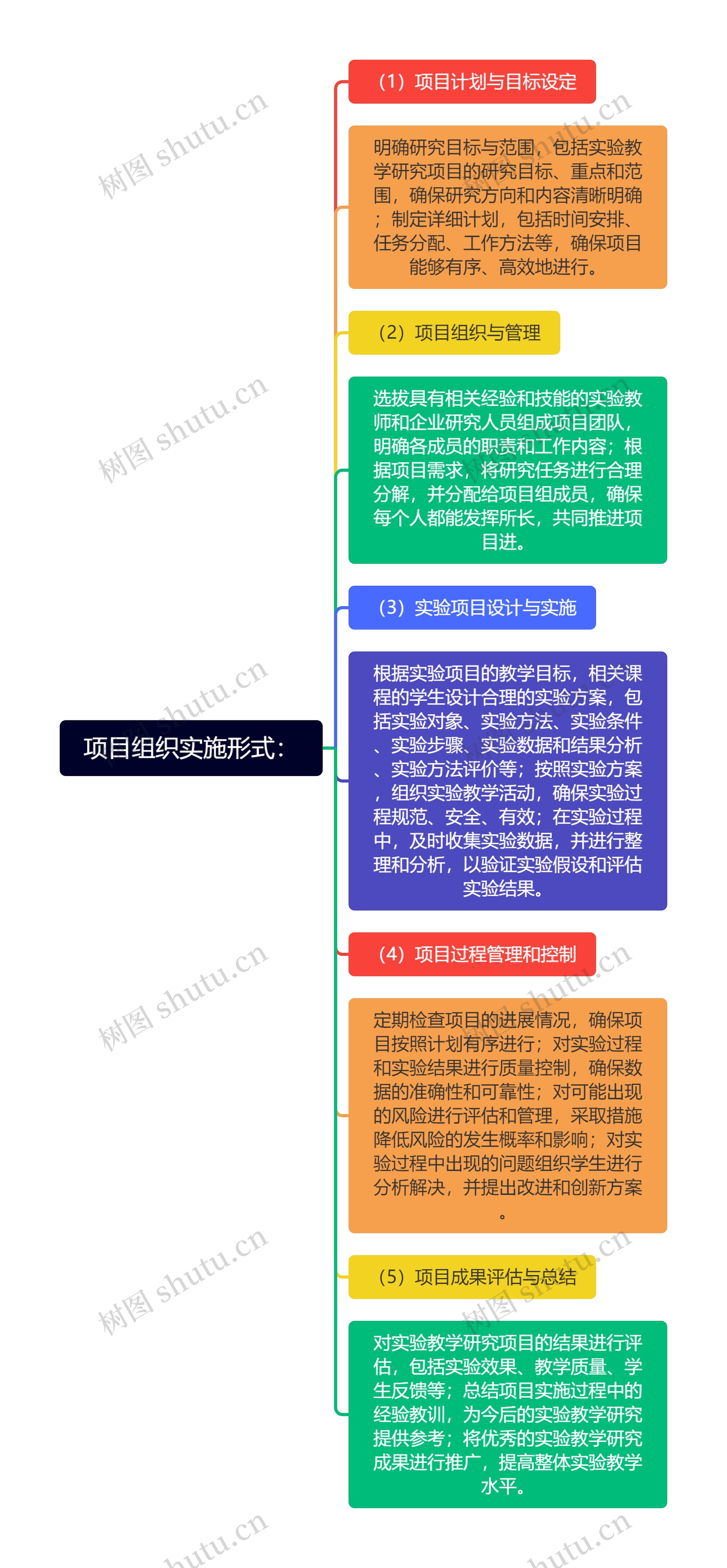 项目组织实施形式：