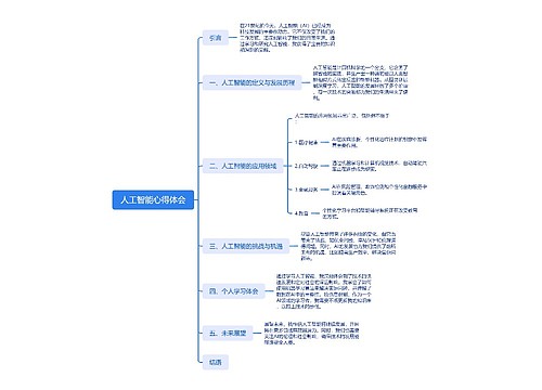 人工智能心得体会