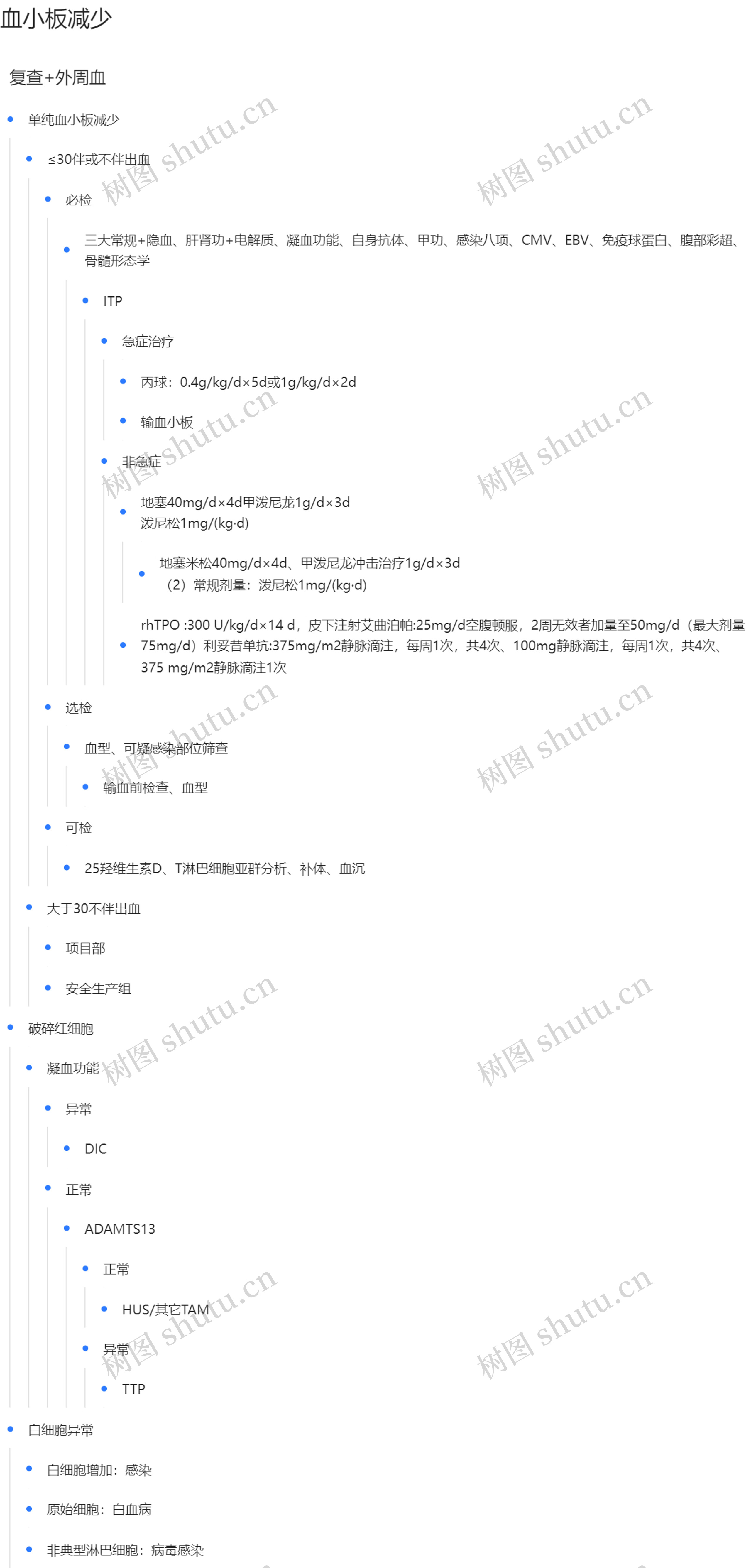 血小板减少